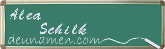Alea Schilk Visitenkarte